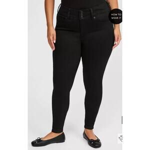 Torrid / Jeans / Jeggings Skinny High-rise Jeans / Black / size 18R / EUC